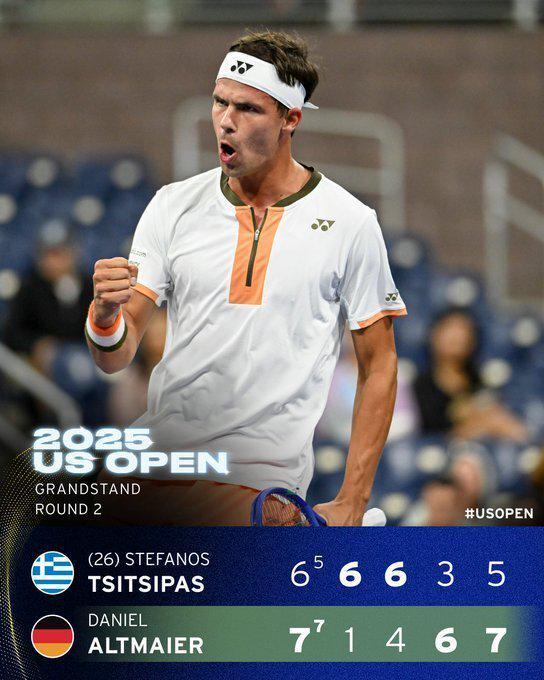 包含意大利网球队翻盘德国网球队，西西帕斯制霸全场的词条